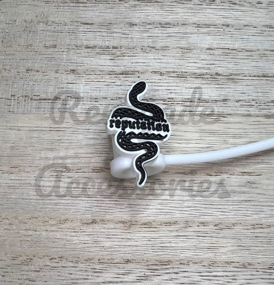 Straw Topper - Reputation Snake - Taylor