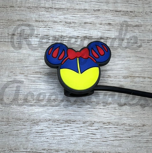 Straw Topper - Snow Princess Mouse Ears