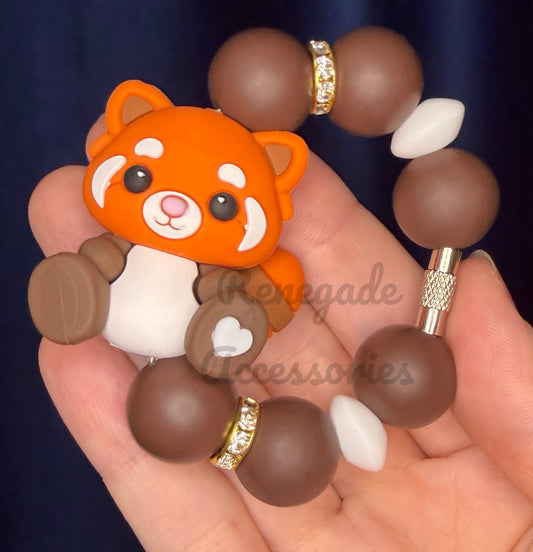 Silicone Charm - Red Panda