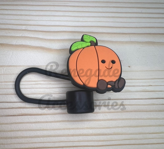 Straw Topper - Pumpkin