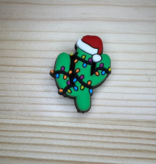 Focal Bead - Christmas Cactus