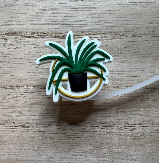 Straw Topper - Aloe Plant - Flower