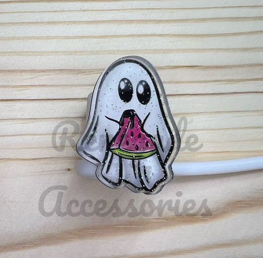 Straw Topper - Ghost Watermelon