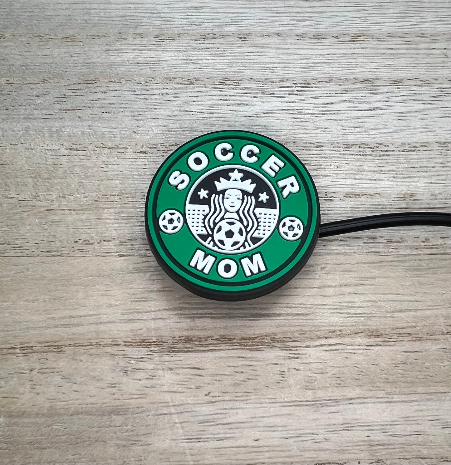 Straw Topper - Soccer Mom Coffee - Sports