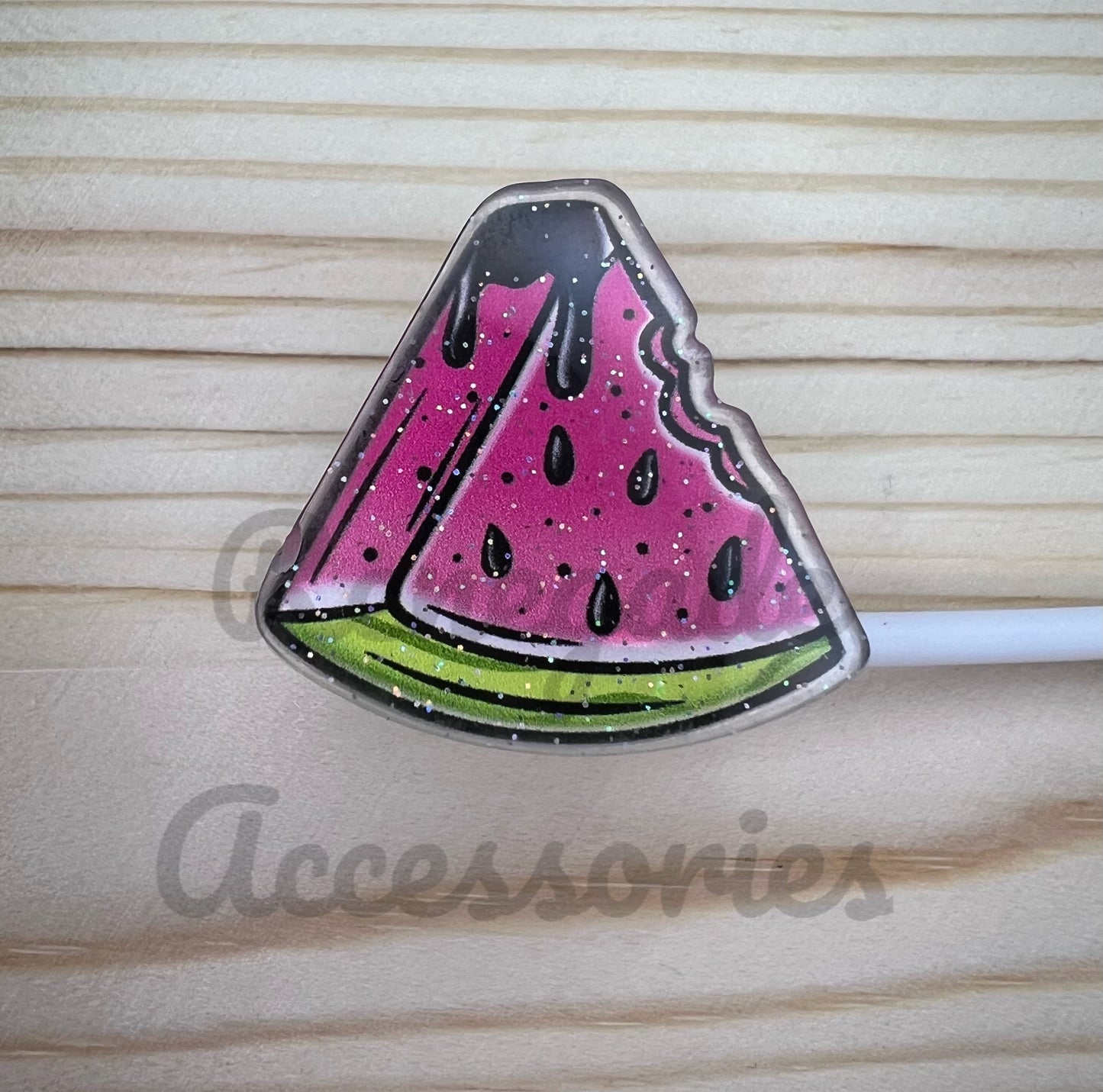 Straw Topper - Watermelon