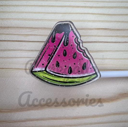 Straw Topper - Watermelon