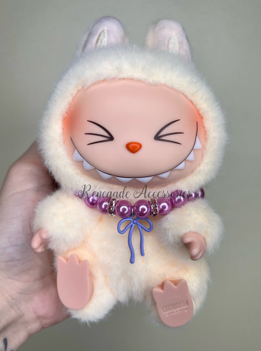 Bubu Necklace - Purple Bow/Lilac