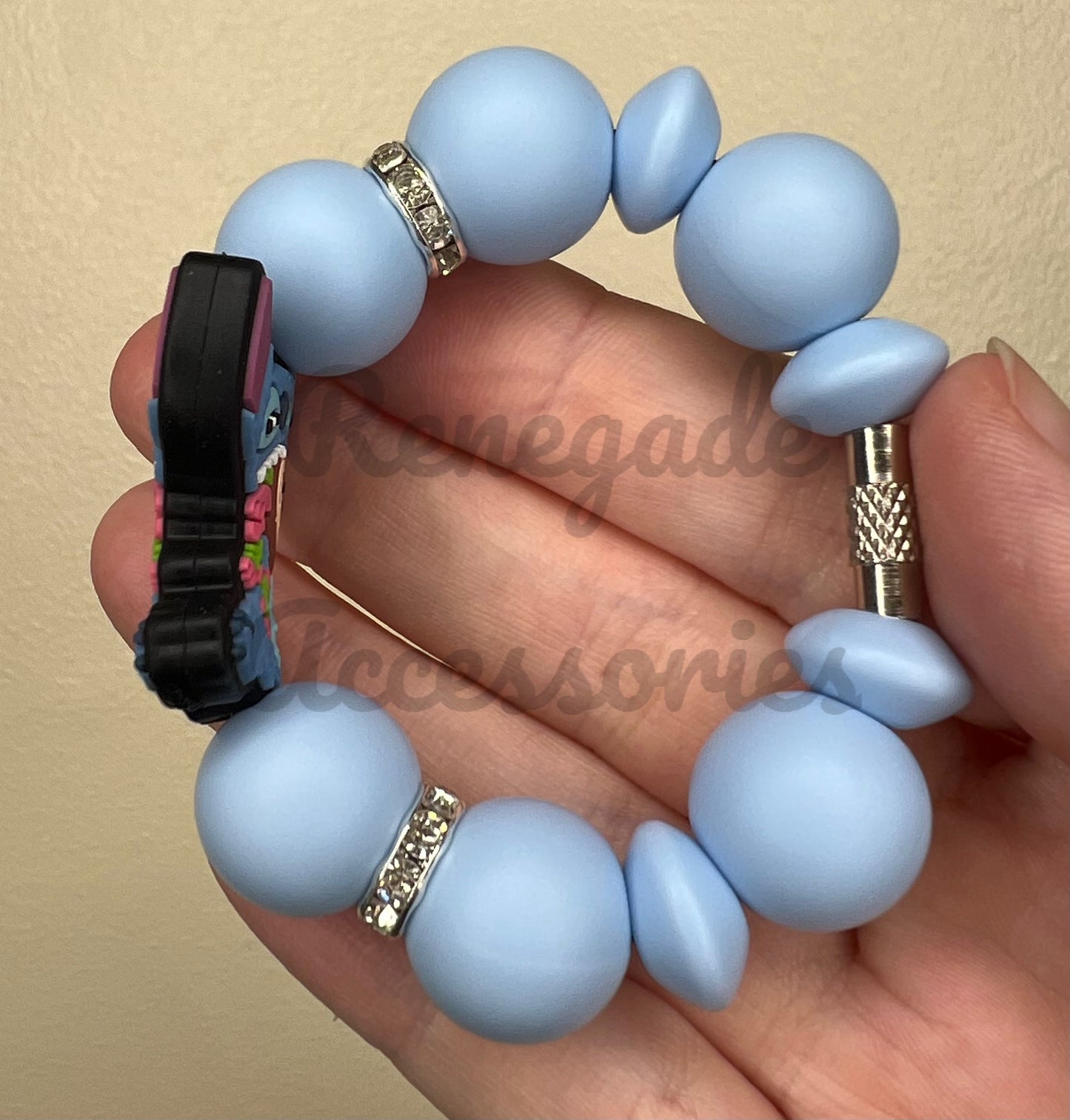 Silicone Charm - Blue Alien