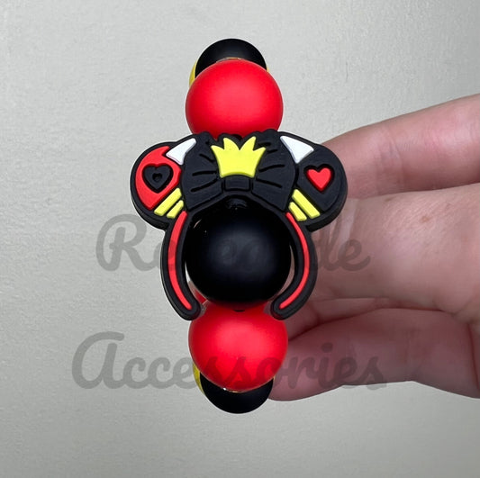 Silicone Charm - Mouse Ears - Wonderland Queen Villain