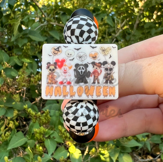 Silicone Charm - Halloween Mouse Ears Horror Characters