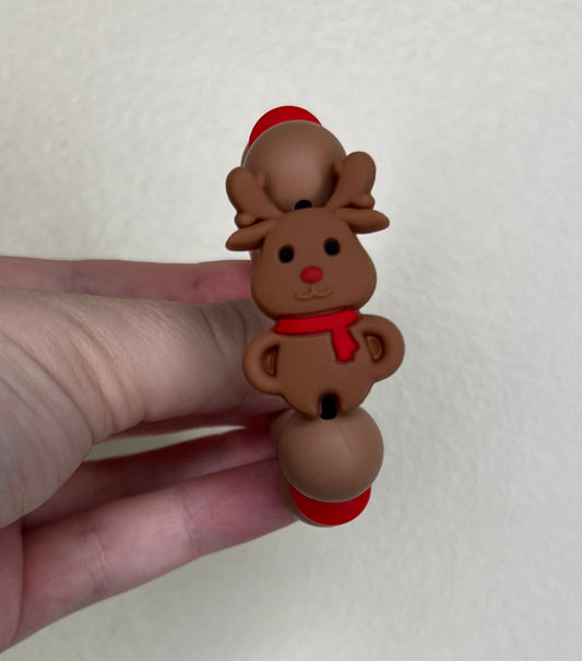 Silicone Charm - Reindeer