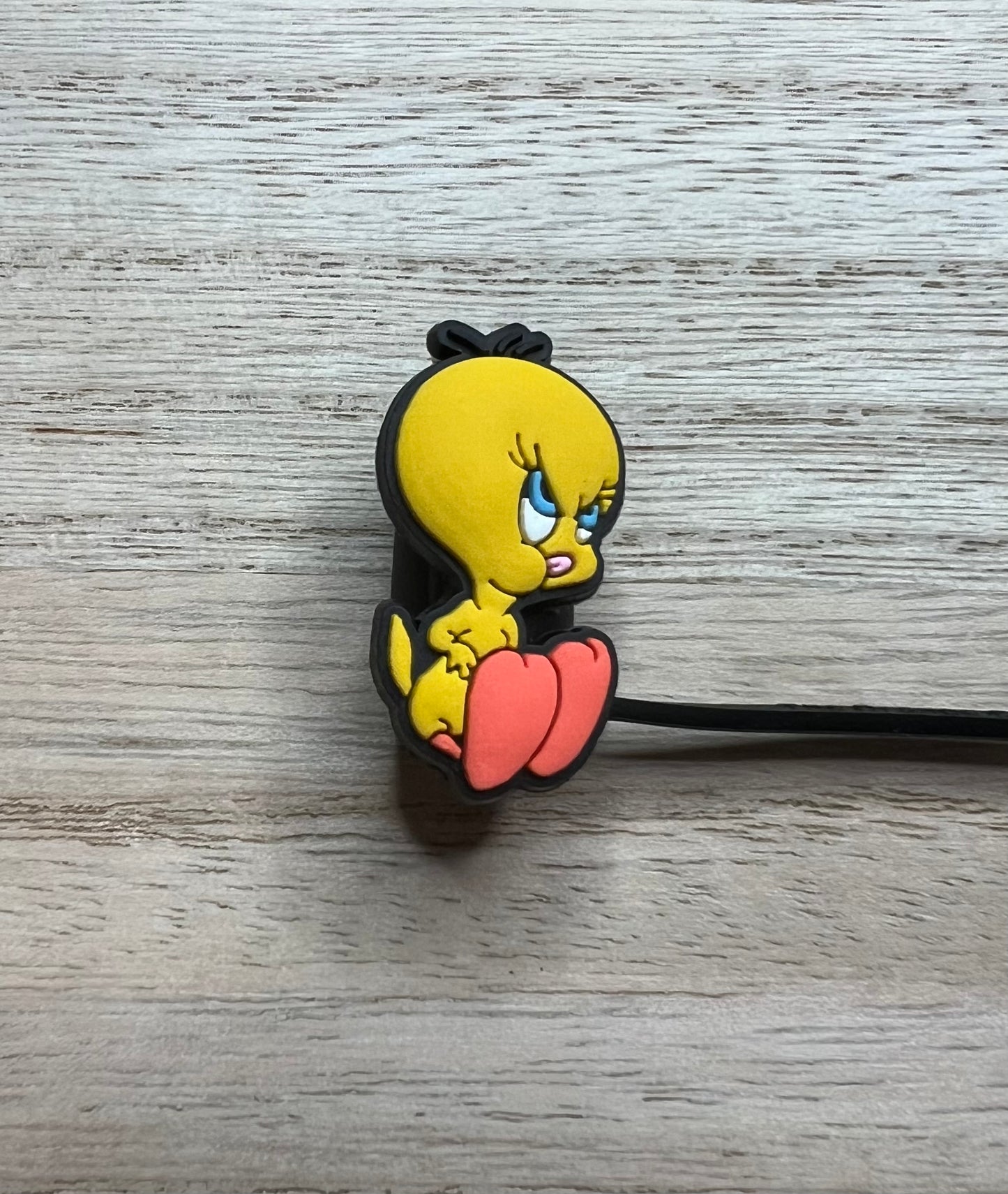 Straw Topper - Yellow Bird - Character