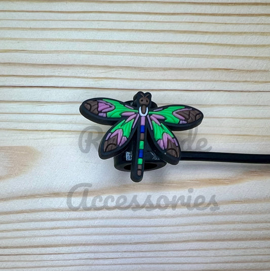 Straw Topper - Dragonfly