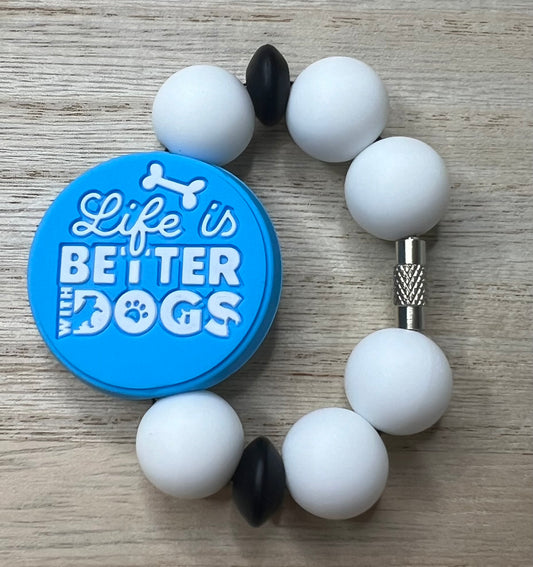 Silicone Charm - Life Is Better With Dogs