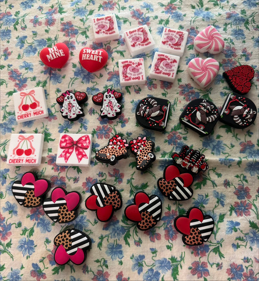 Focal Bead Lot - Valentines