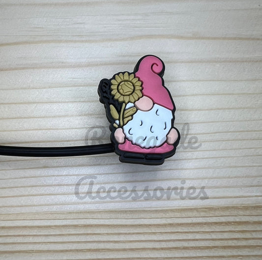 Straw Topper - Sunflower Gnome