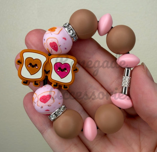 Silicone Charm - PB&J