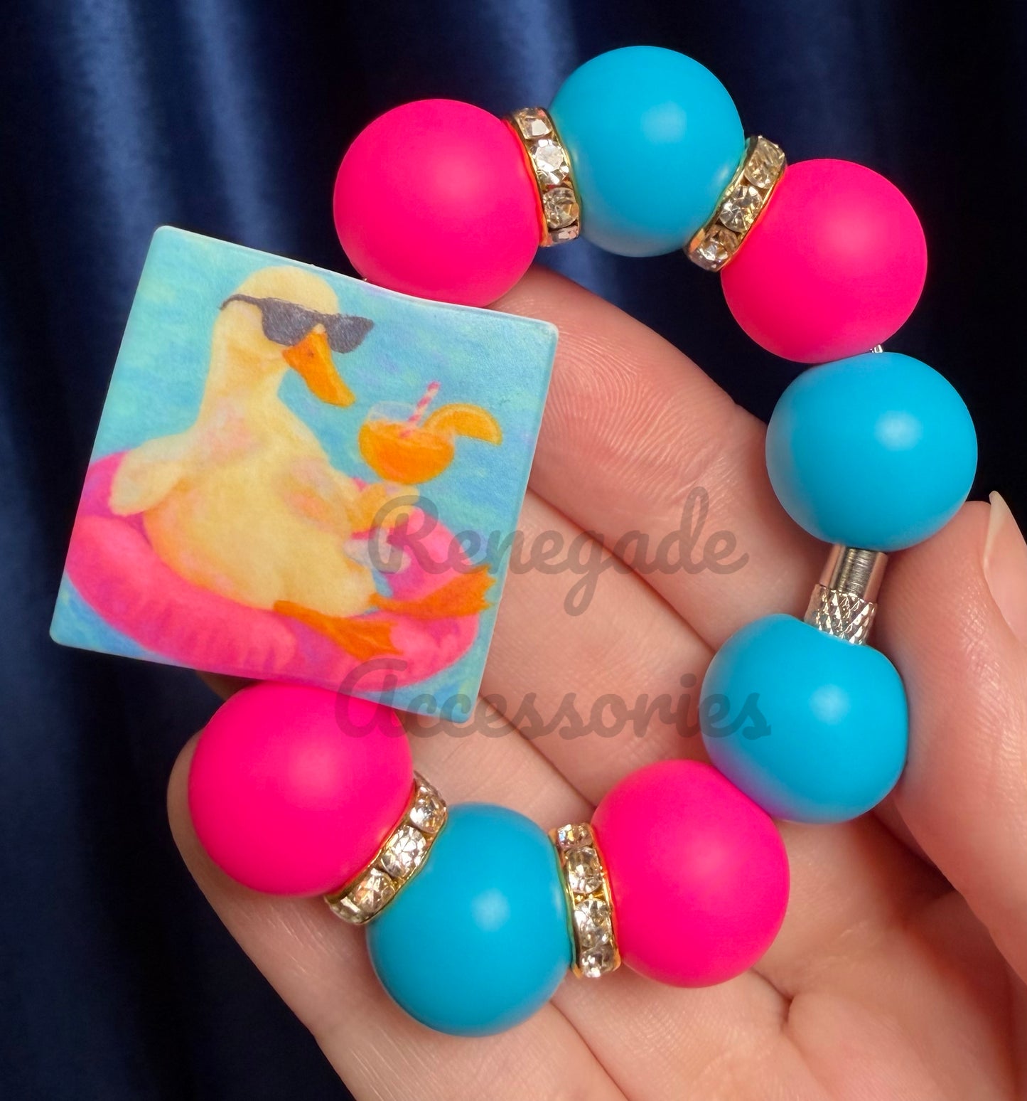Silicone Charm - Duck Floatie