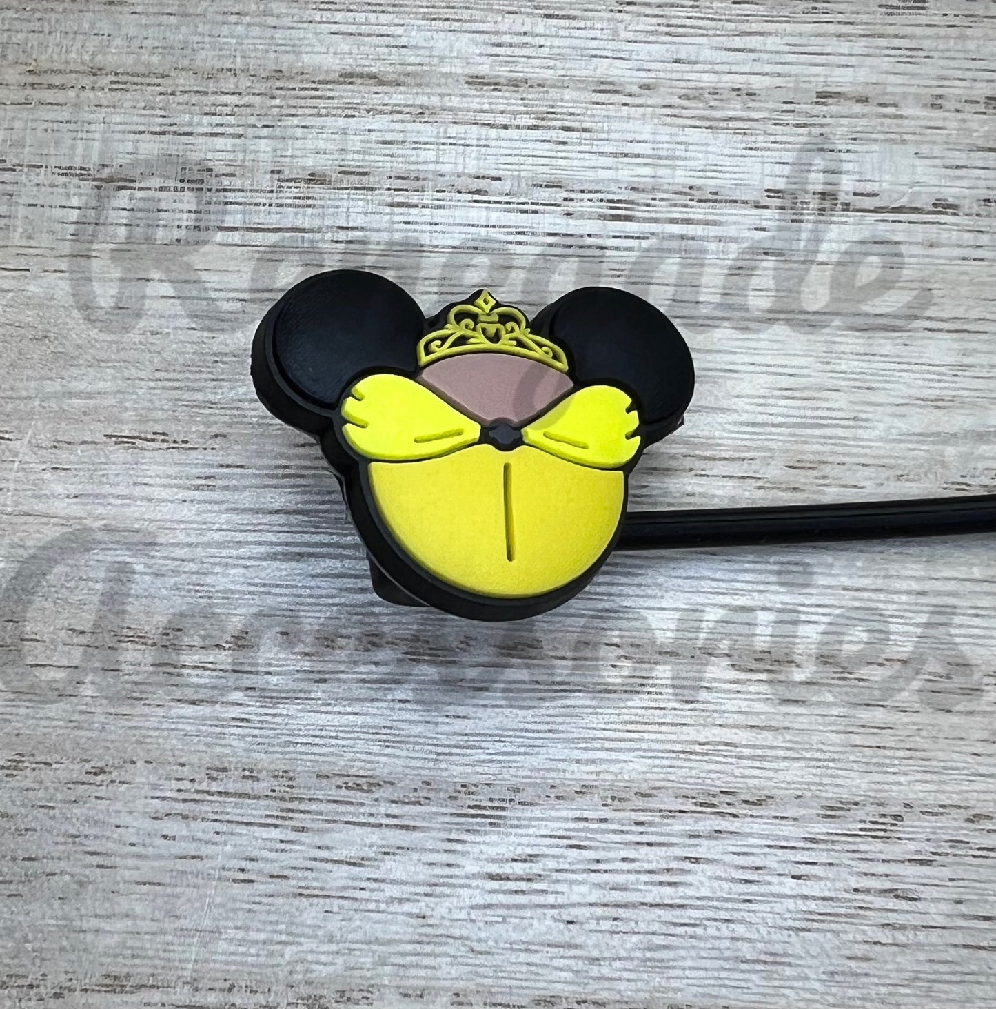 Straw Topper - Beauty Princess Mouse Ears