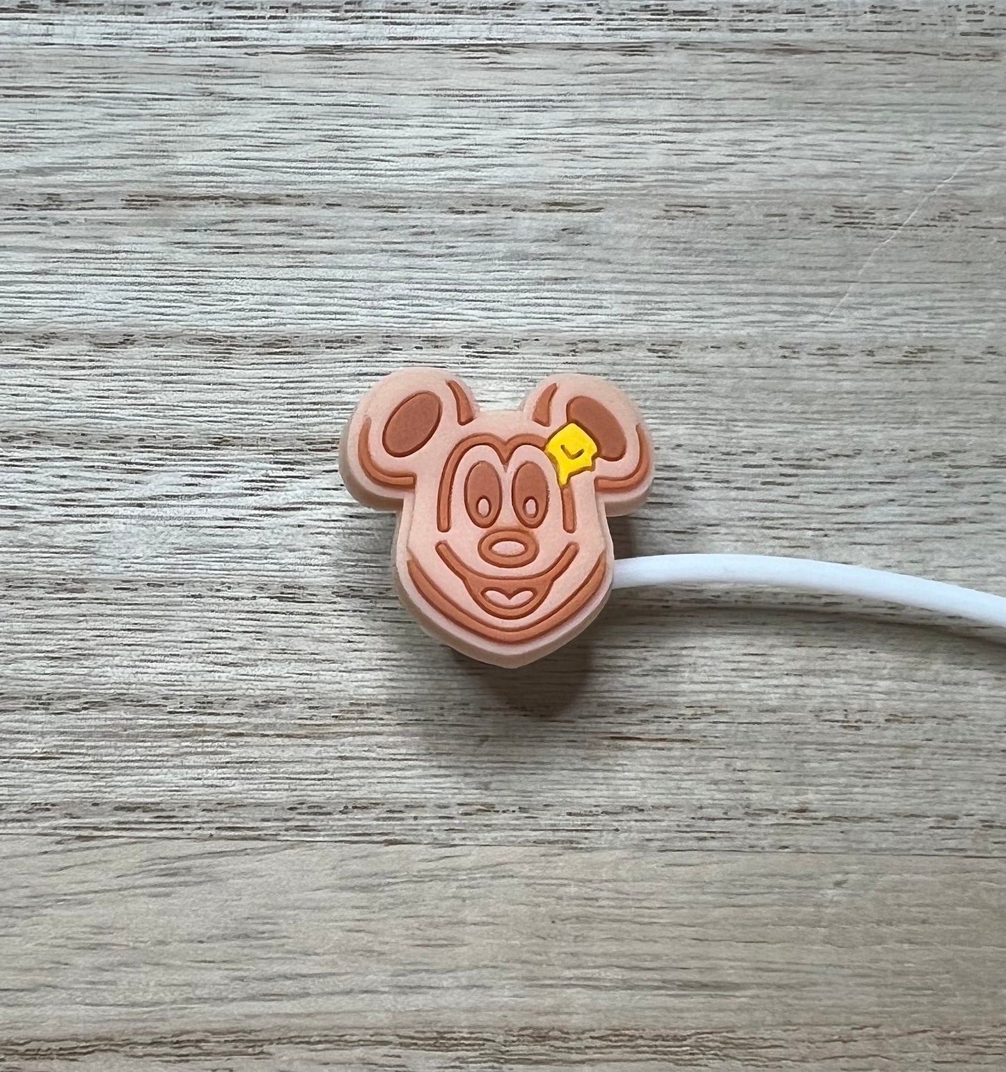 Straw Topper - Mouse Ears Pankcake Character