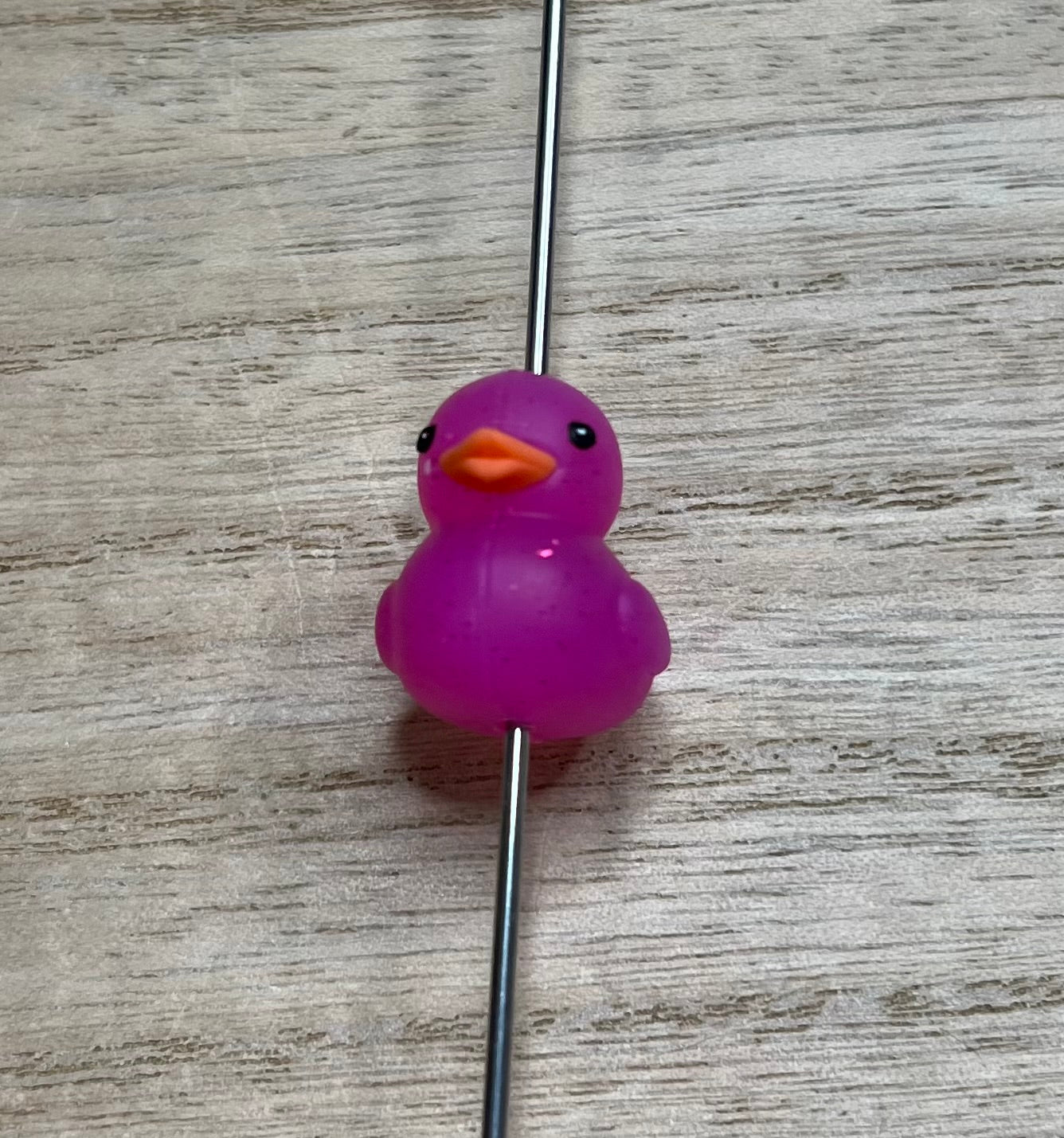 Focal Bead - Glitter Duck