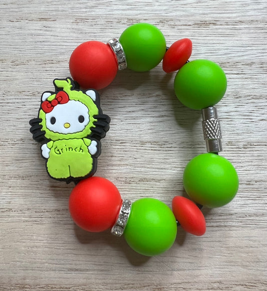 Silicone Charm - HK Christmas Green Guy