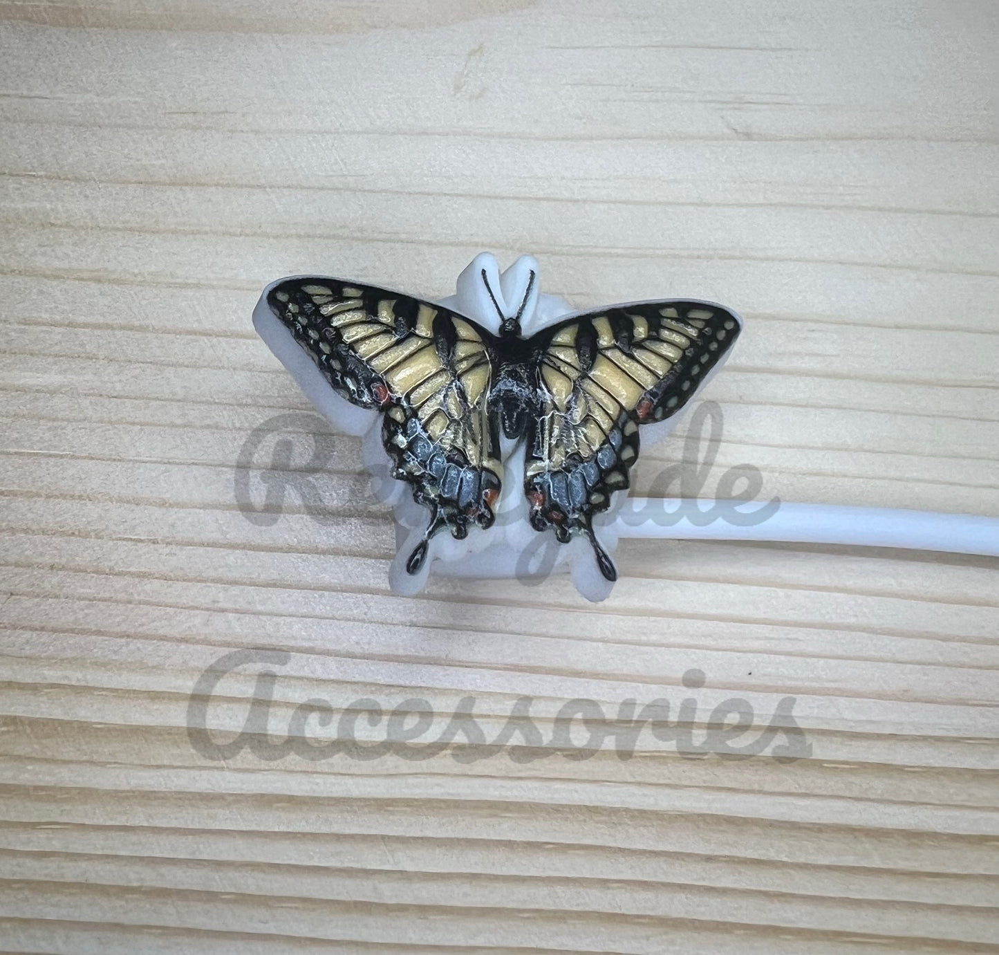 Straw Topper - Butterfly