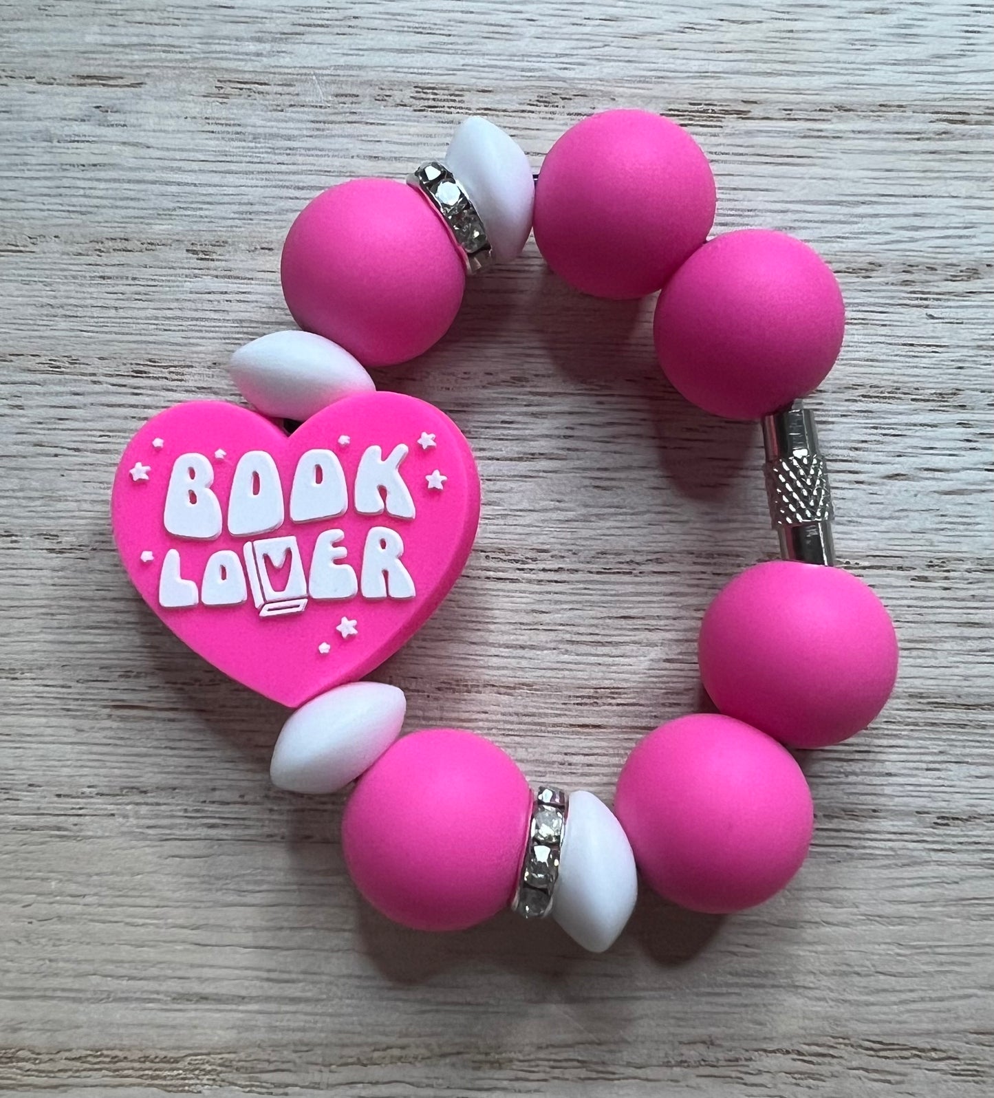 Silicone Charm - Book Lover