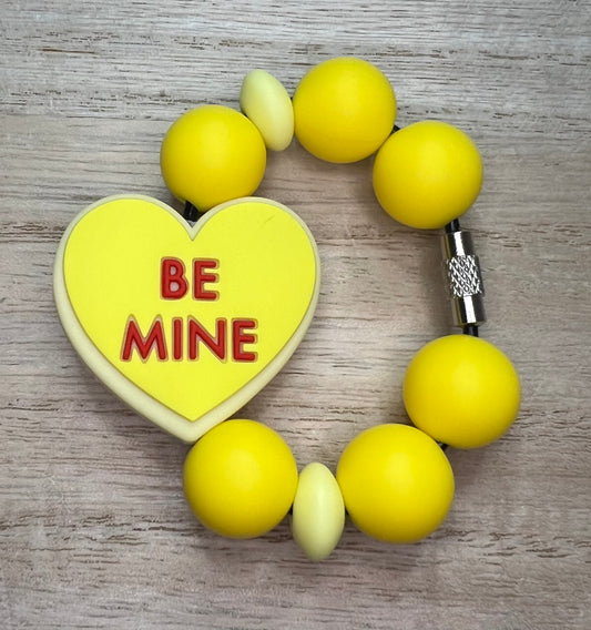 Silicone Charm - Be Mine Heart