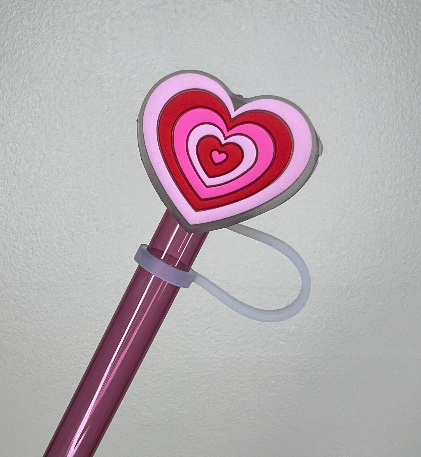 Straw Topper - LED - Heart