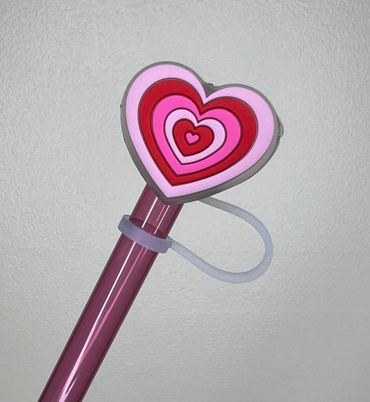 Straw Topper - LED - Heart