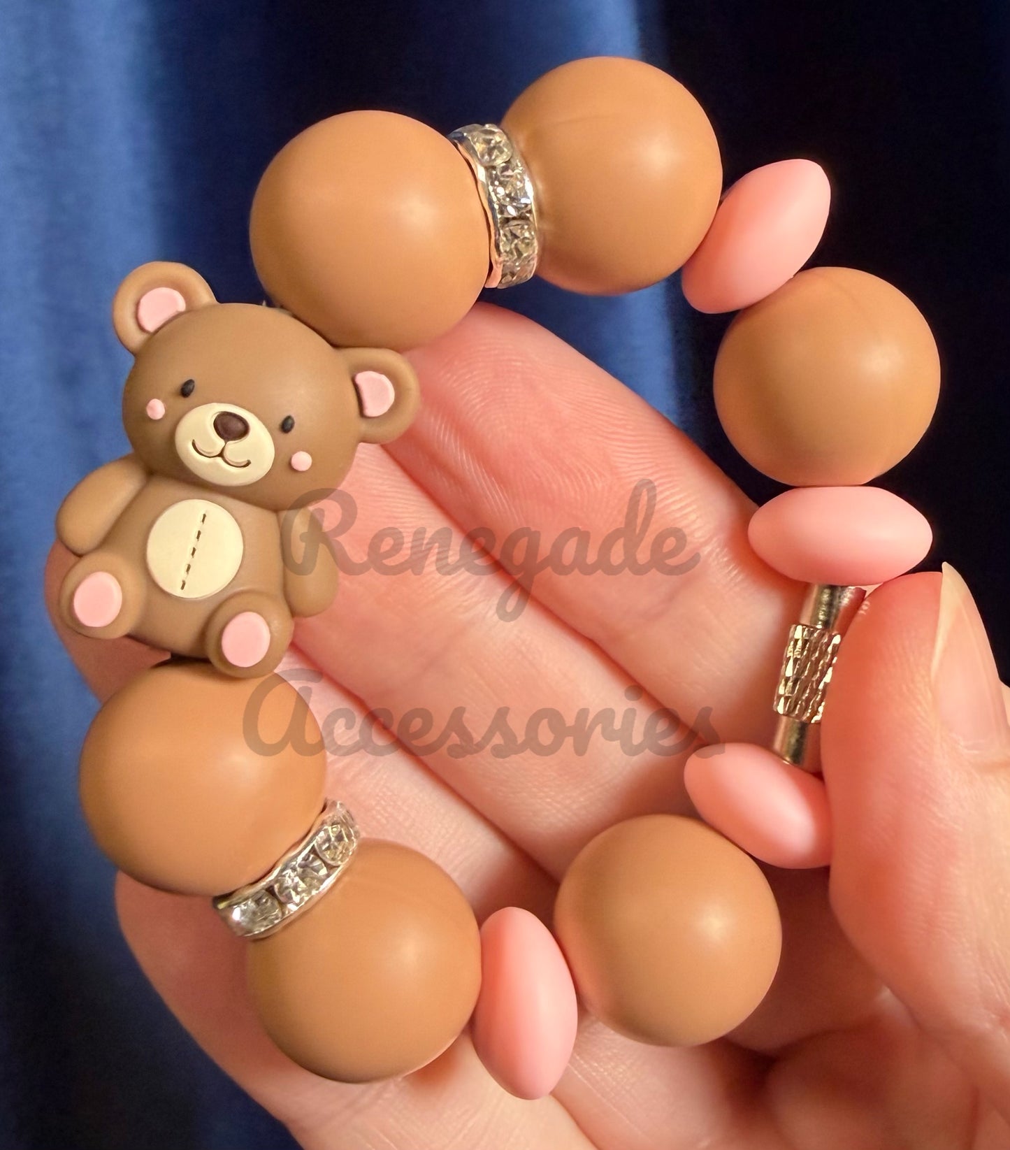 Silicone Charm - Bear