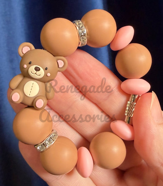 Silicone Charm - Bear