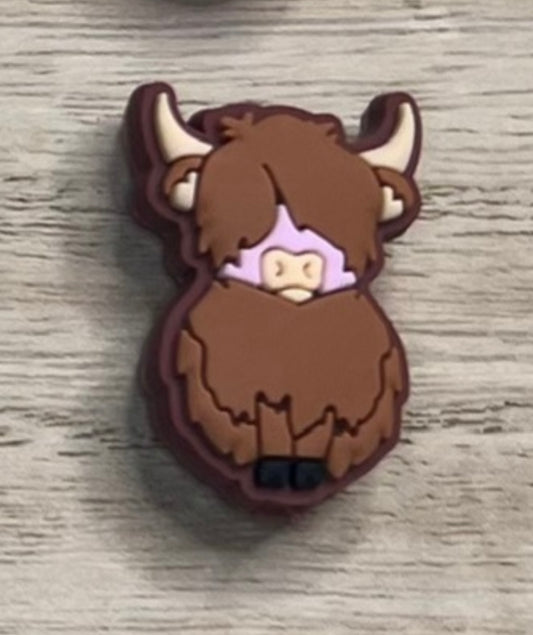 Focal Bead - Brown Cow