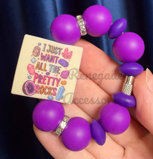 Silicone Charm - All The Pretty Rocks