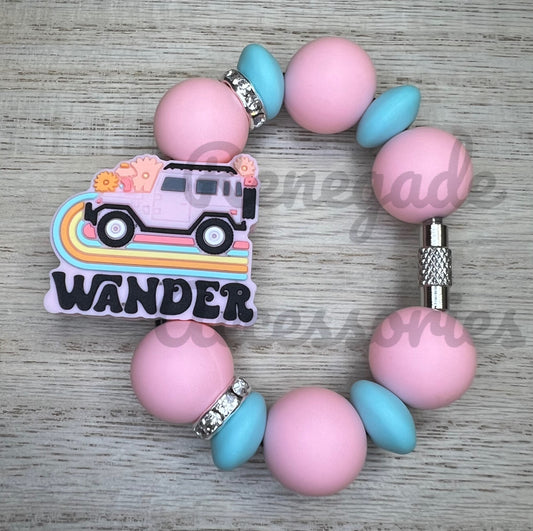 Silicone Charm - Wander Jeep