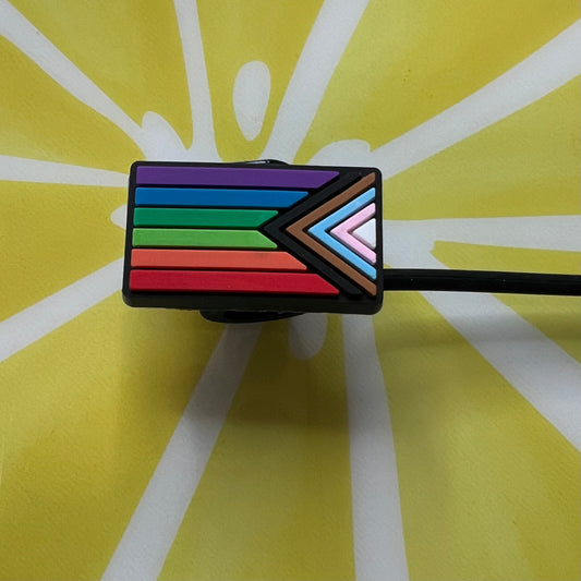 Straw Topper - Pride Flag