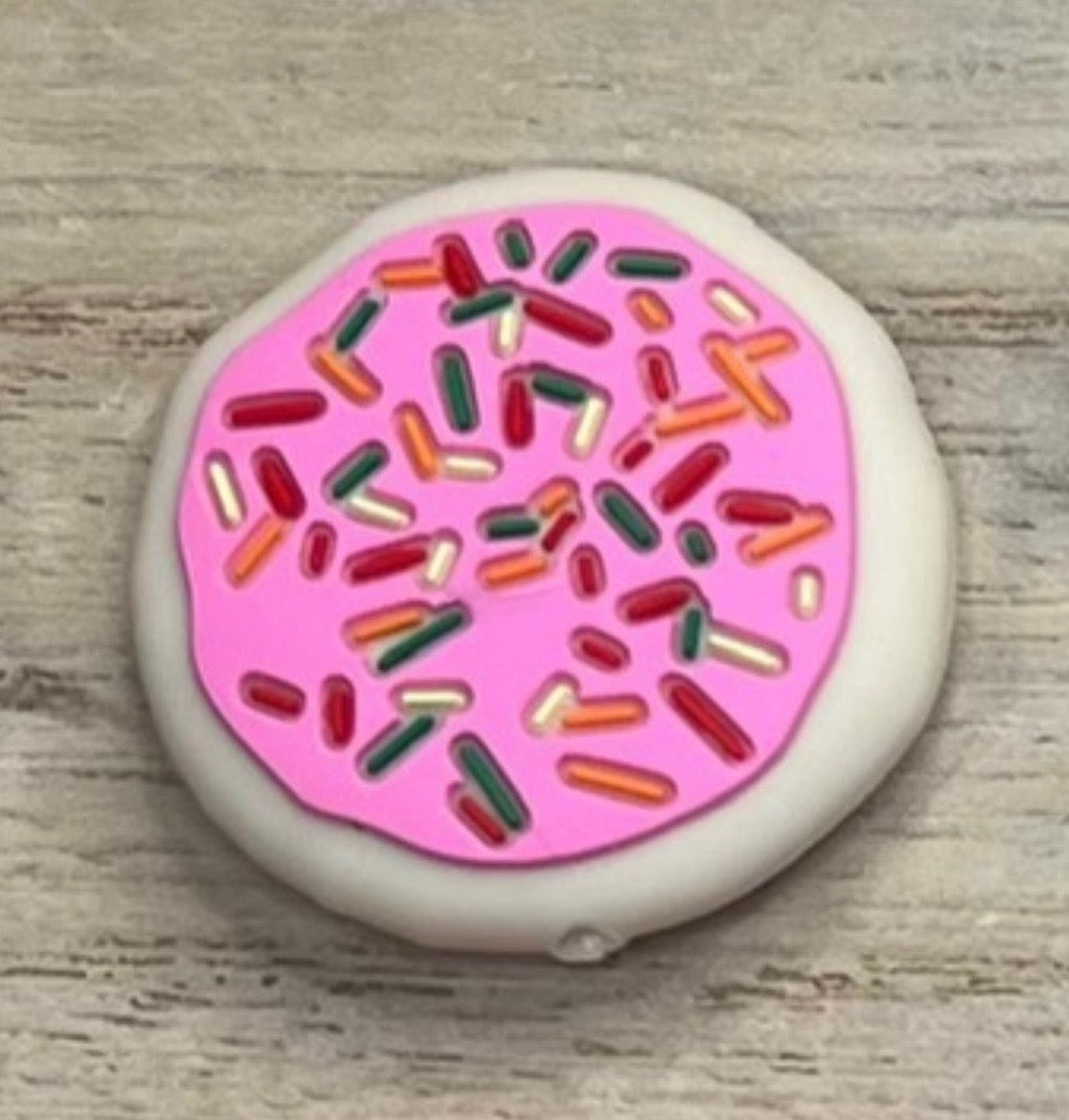 Focal Bead - Pink Sugar Cookie
