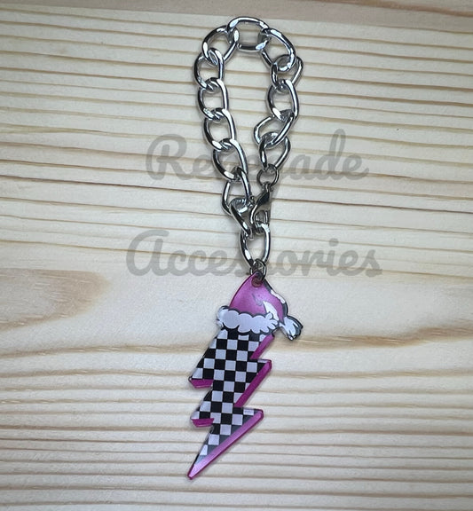Metal Charm - Lightning Bolt