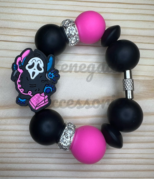 Silicone Charm - Blue Alien Ghostface