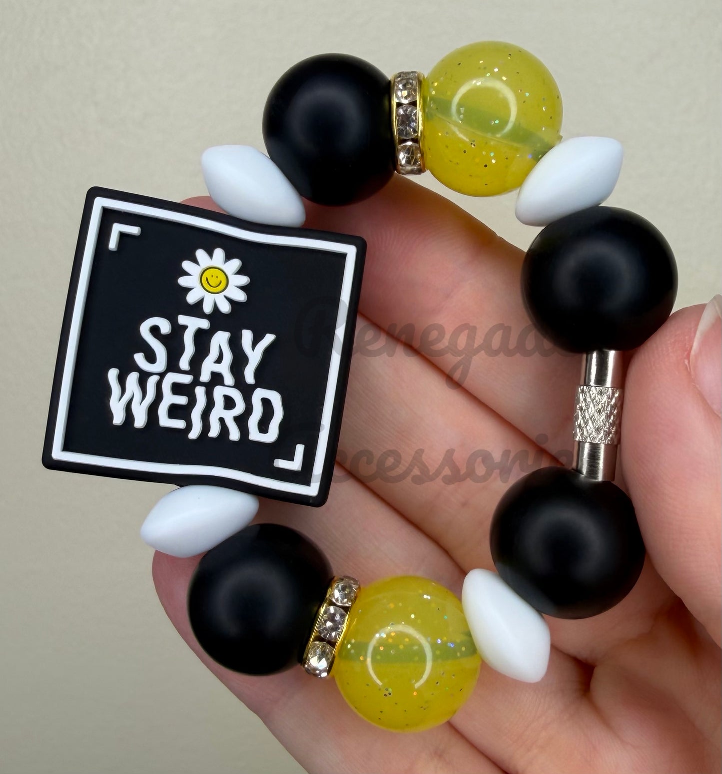 Silicone Charm - Stay Weird