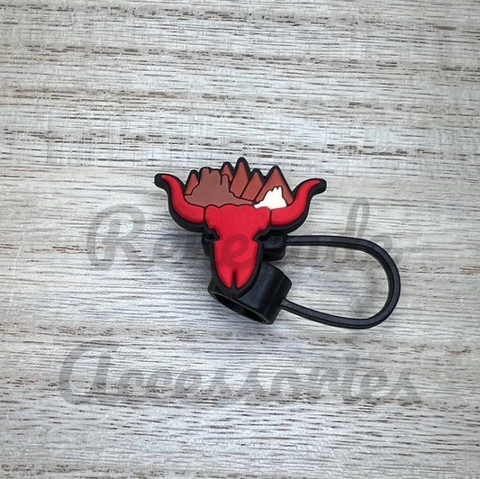 Straw Topper - Steer/Cow Skull
