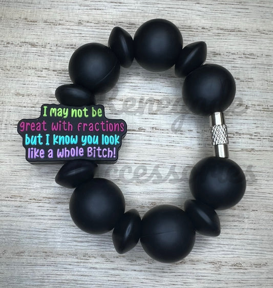 Silicone Charm - Fractions