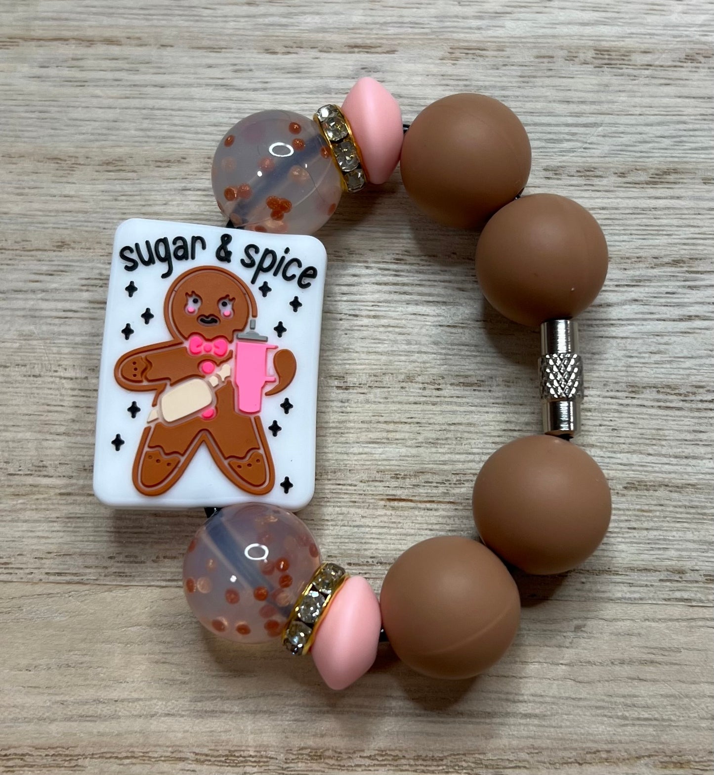 Silicone Charm - Bougie Gingerbread - Sugar & Spice