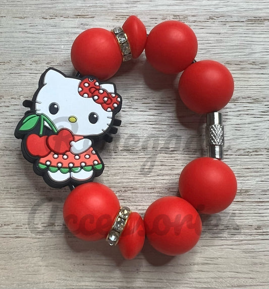 Silicone Charm - HK Cherry