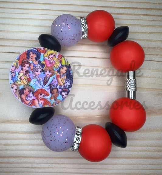 Silicone Charm - Princesses