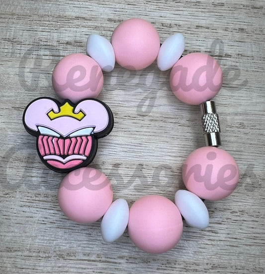 Silicone Charm - Sleeping Princess Mouse Ears