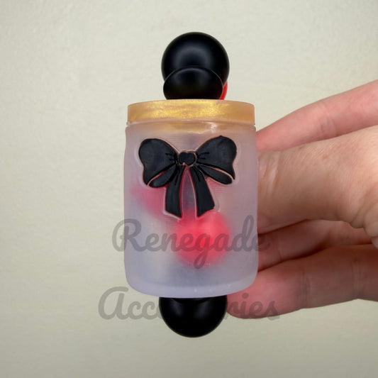 Silicone Charm - Jar Of Cherries (Cherries Move!)