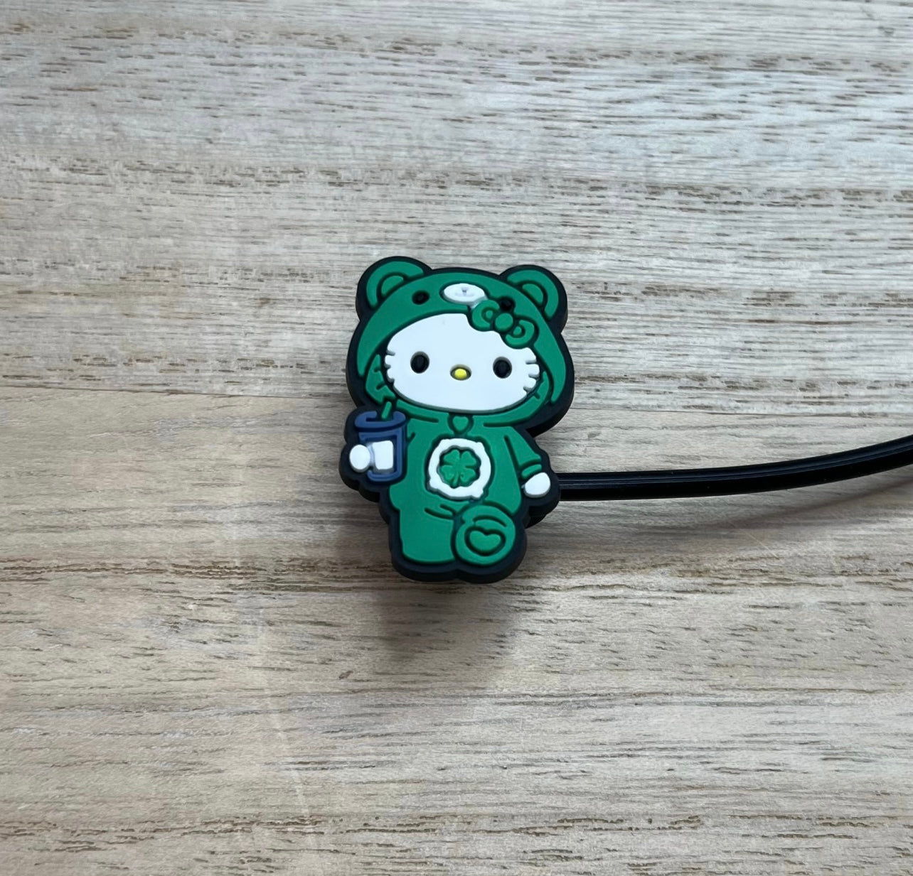 Straw Topper - HK Bear Character - St Pattys