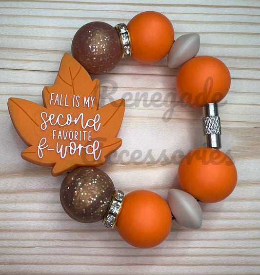 Silicone Charm - Fall Is My Second Favorite F Word
